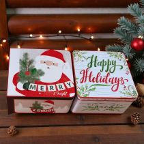 КУТИЯ МЕТАЛНА XMAS 17.9/17.9/10.1СМ