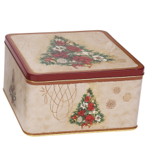 КУТИЯ МЕТАЛНА XMAS-2 19.6/19.6/11.4СМ