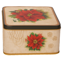 КУТИЯ МЕТАЛНА XMAS-2 18.5/18.5/10СМ