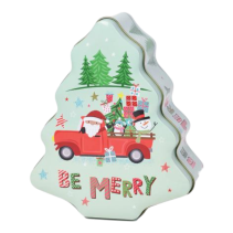 КУТИЯ МЕТАЛНА XMAS TREE 18/15/6.5СМ