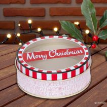 КУТИЯ МЕТАЛНА MERRY XMAS 20/6.5СМ