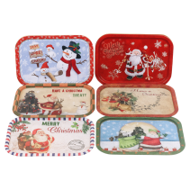 ПОДНОС МЕТАЛЕН X-MAS РАЗ.ДИЗАЙНИ 34/23СМ