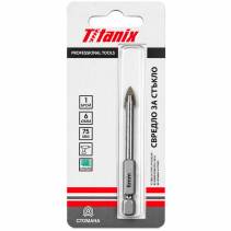 СВРЕДЛО ЗА СТЪКЛО 6X75MM TITANIX