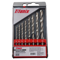 СВРЕДЛА ЗА МЕТАЛ Ф3-10ММ 8БР/ОПК TITANIX