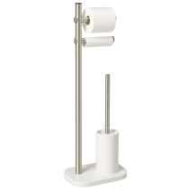 ДЪРЖАЧ ЗА ТОАЛЕТНА ХАРТИЯ+ЧЕТКА БЯЛ СТОЯЩ