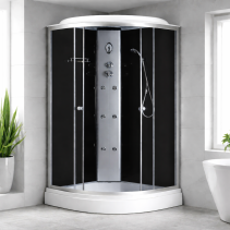 ХИДРОМАСАЖНА ДУШ КАБИНА 90/90/215 СМ, С КОРИТО