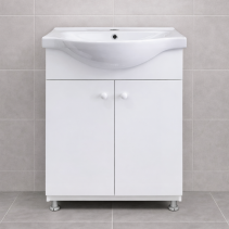 ДОЛЕН ШКАФ ЗА БАНЯ ДАНИ - PVC, СТОЯЩ, 50/42,5/87 СМ