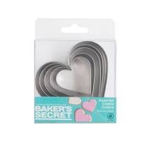 ФОРМА ЗА СЛАДКИ BAKER СЪРЦЕ 5БР СТОМАНА