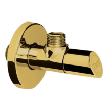 КРАН СПИРАТЕЛЕН 1/2*1/2 GOLD С РОЗЕТКА THS