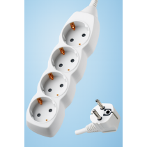 РАЗКЛОНИТЕЛ ELECCORD 4-ГНЕЗДА 3М /3Х1.5/