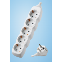 РАЗКЛОНИТЕЛ ELECCORD 5-ГНЕЗДА 3М /3Х1.5/