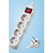 РАЗКЛОНИТЕЛ ELECCORD 4-ГНЕЗДА 3М /3Х1.5/ С КЛЮЧ