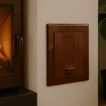 ВРАТИЧКА ЗА КОМИН LUX КАФЯВА