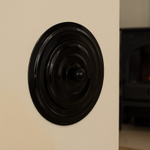 РОЗЕТКА ЗА КОМИН 05 LUX Ф130ММ ЧЕРНА