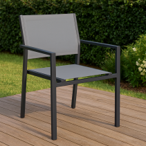 СТОЛ МЕТАЛ+ТЕКСТИЛ ПОДЛАКЪТНИК 56/55/87