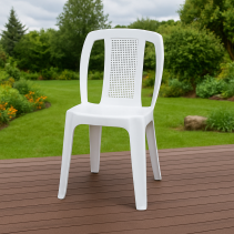 ГРАДИНСКИ СТОЛ PROCIDA PVC 48/52,5/81 СМ БЯЛ