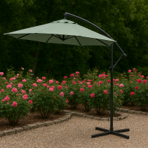 ГРАДИНСКИ ЧАДЪР ТИП БАНАН OLIVE Ф300/250 СМ ЗЕЛЕН