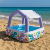 НАДУВАЕМ ДЕТСКИ БАСЕЙН SUN 157/157/122 СМ