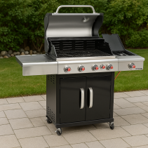 КОМБИНИРАНО БАРБЕКЮ НА ВЪГЛИЩА И ГАЗ TRITON Д125/Ш57/В120