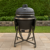 ЧУГУНЕНО БАРБЕКЮ НА ВЪГЛИЩА С КОЛЕЛА KAMADO Д74/Ш133/В121