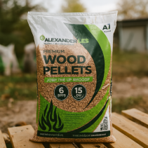 ПЕЛЕТИ ЗА ОТОПЛЕНИЕ ДЪРВЕСНИ КЛАС А1 15К