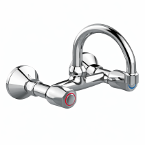 СМЕСИТЕЛ SIENA MAX ЗА КУХНЯ СТЕНЕН U-ЛЕБЕДКА