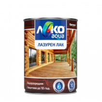 ЛАК ЛАЗУРЕН ЛЕКО AQUA БЕЗЦВЕТЕН 2.5Л