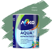 БОЯ ЛЕКО AQUA САТЕН КЕДЪР 0.6Л