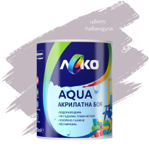 БОЯ ЛЕКО AQUA САТЕН ЛАВАНДУЛА 0.6Л