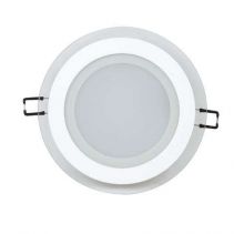 ПАНЕЛ LED СМ СТЪКЛО КРЪГ 12W 30K