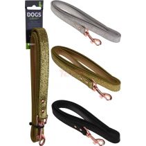 ПОВОД ЗА КУЧЕ 120СМ БЛЯСКАВ ЦВЯТ