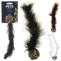 ИГРАЧКА ЗА КОТКА ТОПКА С ОПАШКА 25СМ