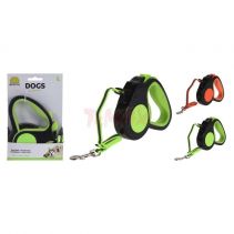 ПОВОД АВТОМ. ЗА КУЧЕ ДО 10КГ 3М НЕОН