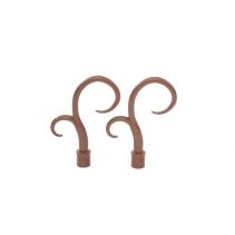 НАКРАЙНИК CURL ЗА КОРНИЗ Ф16 2БР АНТ.МЕД