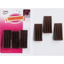 СТОПЕР ЗА ВРАТА PVC 3БР Т.КАФЯВ /04374