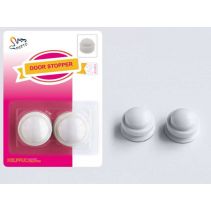СТОПЕР ЗА ВРАТА ЛЕПЯЩ БЯЛ PVC/04268