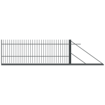 ВРАТА ПЛЪЗГАЩА 4,00M H1,5 07016 ДЯСНА