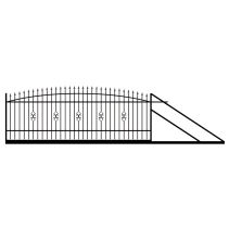 ВРАТА ПЛЪЗГАЩА4,00M H1,60 1,80 9005ДЯСНА