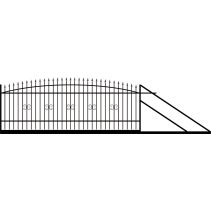 ВРАТА ПЛЪЗГАЩА 4,00M H1,30-1,50 9005ДЯСН