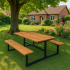 ГРАДИНСКИ КОМПЛЕКТ ЕРОС 200/160/75 СМ ДЪРВО И МЕТАЛ