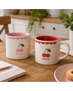 ЧАША КЕРАМИКА CHERRIES 9/7,9СМ