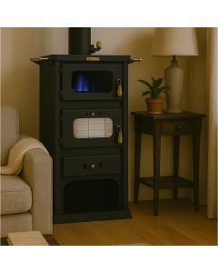 КАМИНА БУЛТРОН БЕЛА ВР 16KW 52/52/101СМ