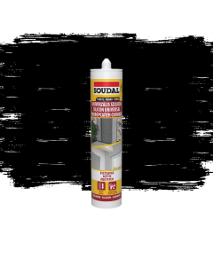 СИЛИКОН SOUDAL УНИВЕРСАЛЕН ЧЕРЕН 280МЛ/15