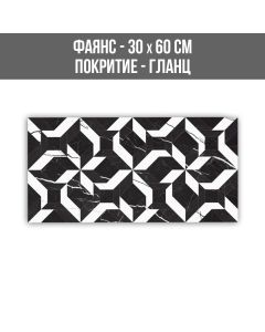 ФАЯНС EVA DECOR BLACK 30/60