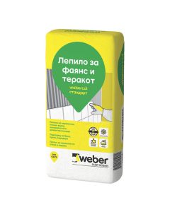 ЛЕПИЛО ЗА ПЛОЧКИ WEBER СТАНДАРТ C1