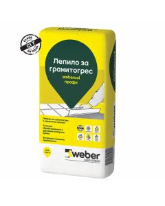 ЛЕПИЛО ЗА ПЛОЧКИ WEBER ПРОФИ C1T 25КГ