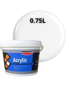 БОЯ ФАСАДНА KRAFT ACRILIC/АКРИЛНА/0.75Л