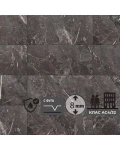 ЛАМИНИРАН ПАРКЕТ ВОДОУСТОЙЧИВ 56024 8MM 280/605 2.367М2/КАШОН