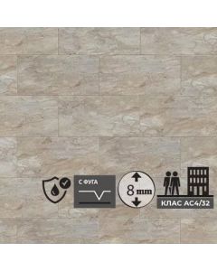 ЛАМИНИРАН ПАРКЕТ ВОДОУСТОЙЧИВ 56027 8MM 280/605 2.367М2/КАШОН