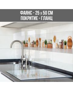 ФАЯНС CROMATIC GLOSS WHITE 25/50